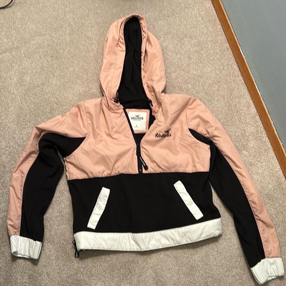 Small Hollister Cropped Windbreaker Jacket